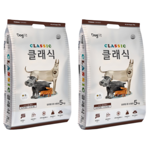 110040939950184-c083a8ff-4861-4dfa-93b4-1615ab9e96f3.png 전연령 강아지 클래식 건식사료 닭 × 5kg × 2개