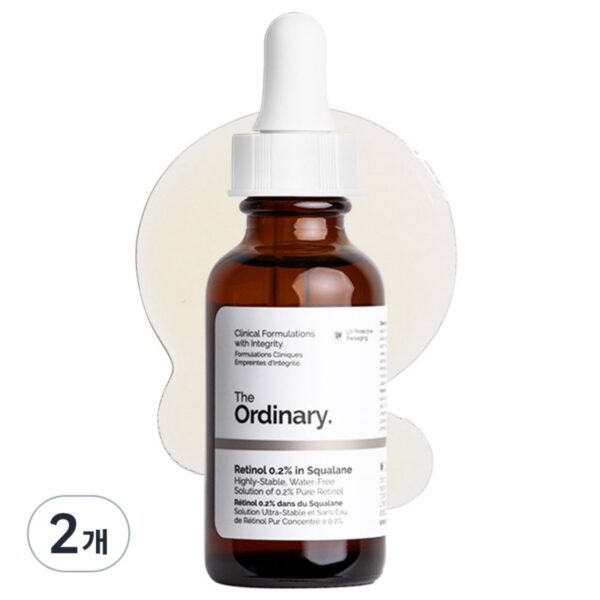 디오디너리 레티놀 0.2% 인 스쿠알란 세럼, 30ml, 2개