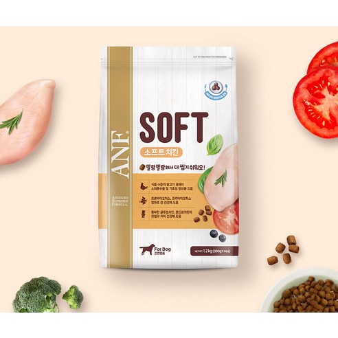 전연령용 독 소프트사료 닭 × 5.4kg × 1개