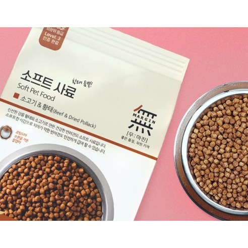 전연령 강아지 소프트사료 소+황태 × 4.8kg × 1개