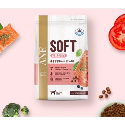 전연령용 독 소프트사료 연어 × 5.4kg × 1개