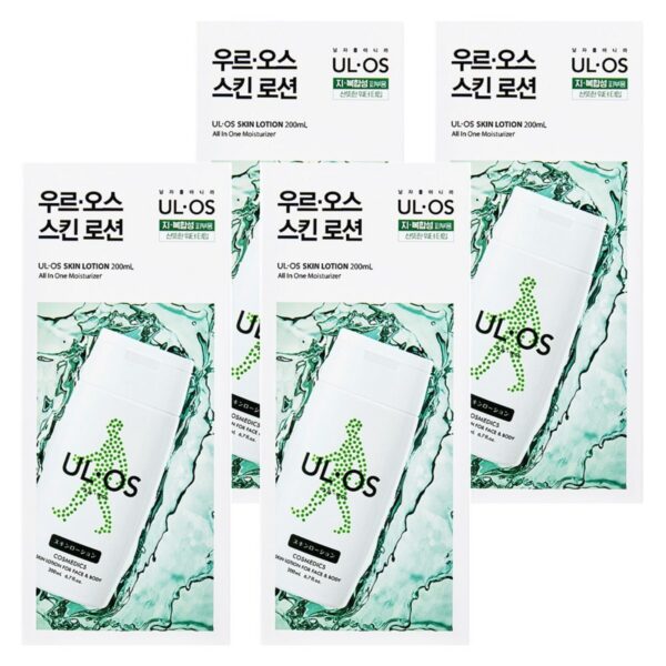 우르오스 올인원 모이스처라이저 스킨로션 지복합성, 200ml, 2개