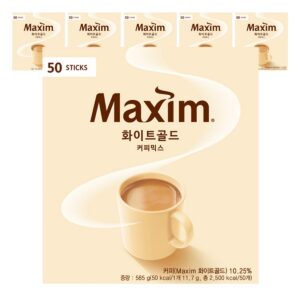맥심 화이트골드 커피믹스, 11.7g, 50개입, 6개 이미지 1 맥심 화이트골드 커피믹스, 11.7g, 50개입, 6개 이미지 1