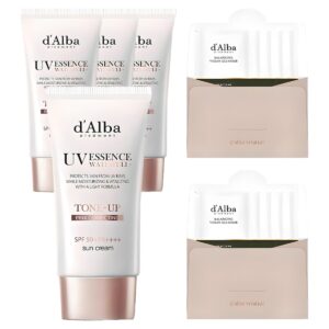 [비건뷰티] 달바 워터풀 톤업 선크림 SPF50+ PA++++ 50ml 2p + 샘플 키트 15ml 세트, 50ml, 2개 이미지 1