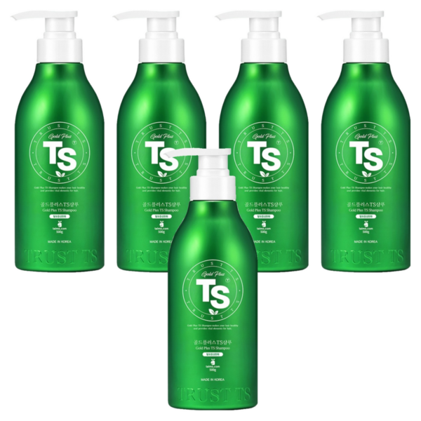 TS 골드플러스 샴푸, 500g, 5개