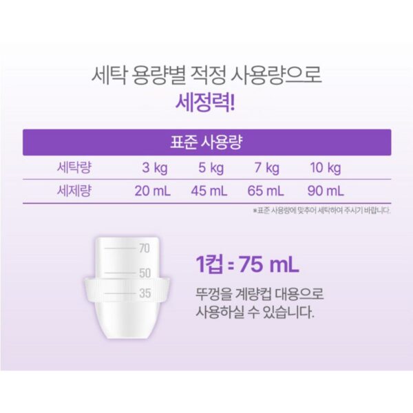 퍼실 딥클린 초미세세탁 라벤더젤 겸용 액체세제, 2.5L, 1개입, 2개 이미지 3