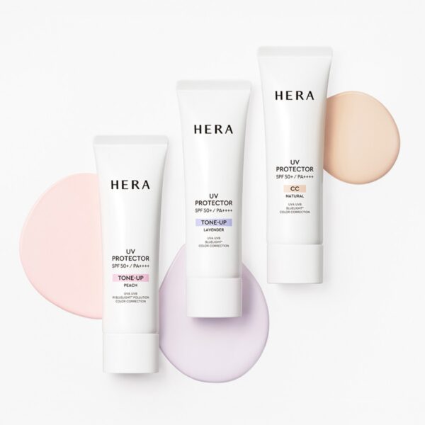 사은품헤라 UV프로텍터 톤업 선크림 SPA50+ PA++++, 1개, 50ml (+UV톤업 선 15ml 3개 증정)