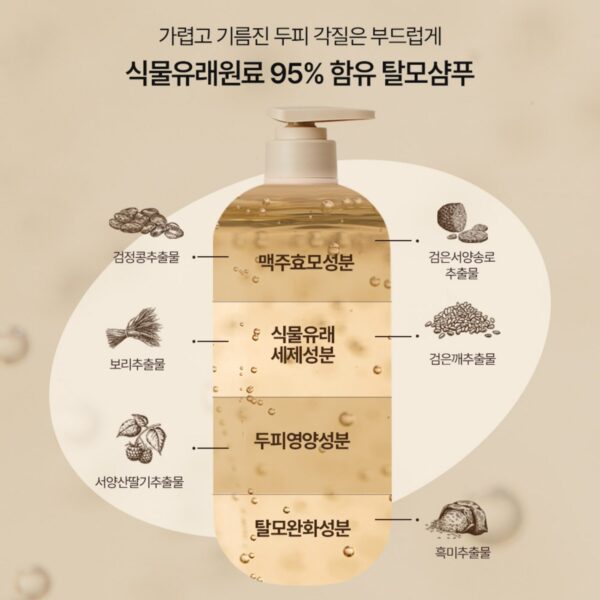 바이아우어 블랙 비어 이스트 샴푸 앰버우드향, 500ml, 2개