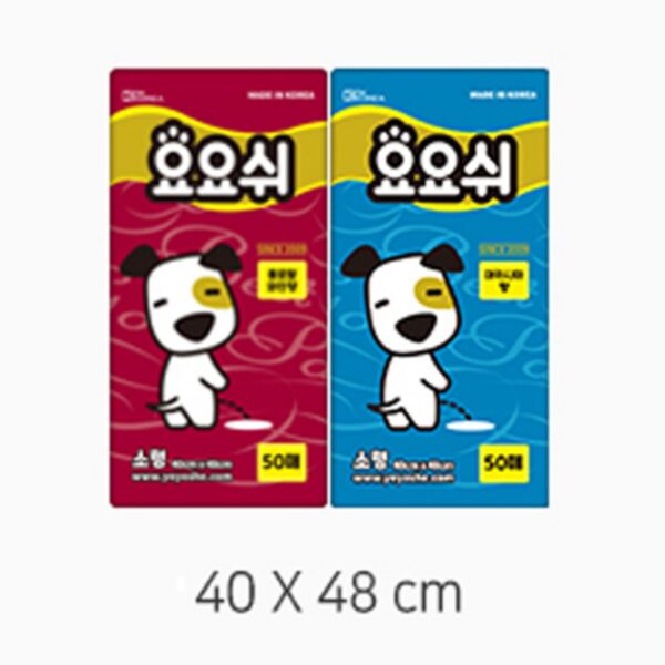 요요쉬 애견 배변패드 플로랄와인향, 소형(40, 48 cm), 50개입, 1개 이미지 4