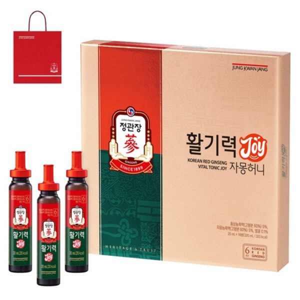 정관장 정품 활기력 JOY + 쇼핑백, 20ml, 16개 이미지 2