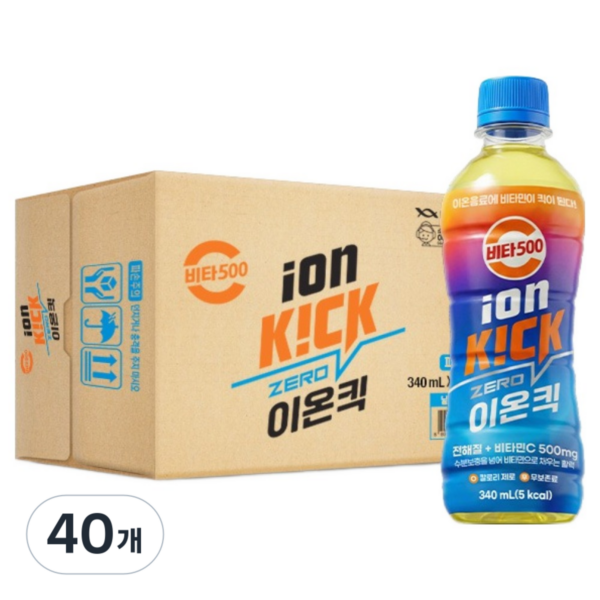 비타500 이온킥, 340ml, 40개 이미지 1