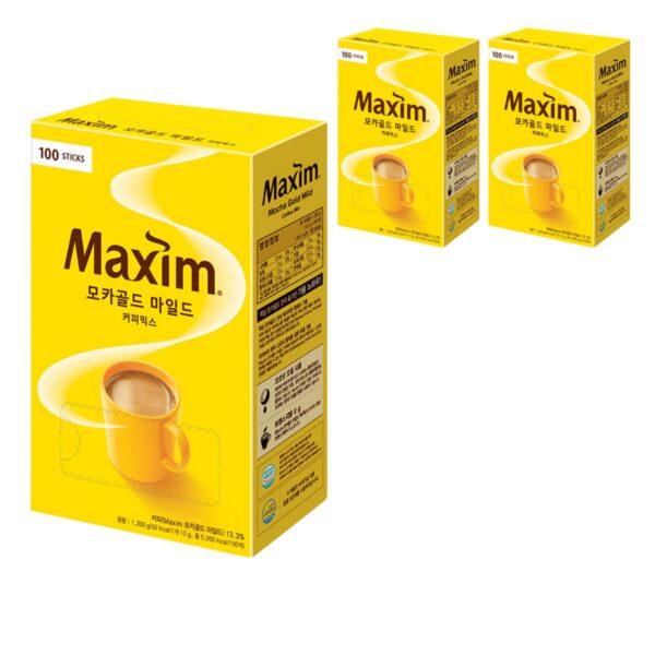 맥심 모카골드 마일드 커피믹스, 12g, 100개입, 3박스