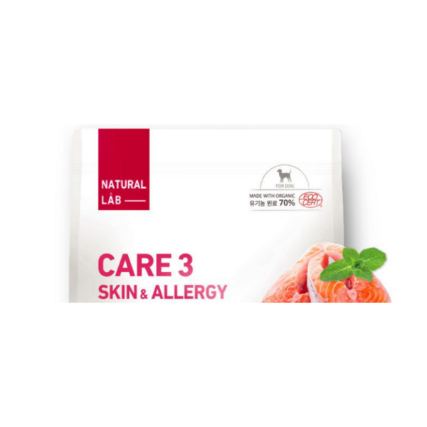 네츄럴랩 강아지 케어 유기농 기능성 사료, 피부, 피모+알러지, 2.5kg, 1개 이미지 2