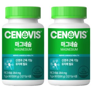 세노비스 정품 마그네슘, 90정, 2개 이미지 1 세노비스 정품 마그네슘, 90정, 2개 이미지 1