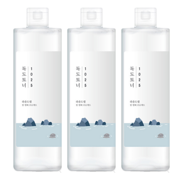 라운드랩 독도 토너, 500ml, 3개