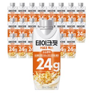 테이크핏 맥스 고소한맛 프로틴, 250ml, 24개 이미지 1 테이크핏 맥스 고소한맛 프로틴, 250ml, 24개 이미지 1