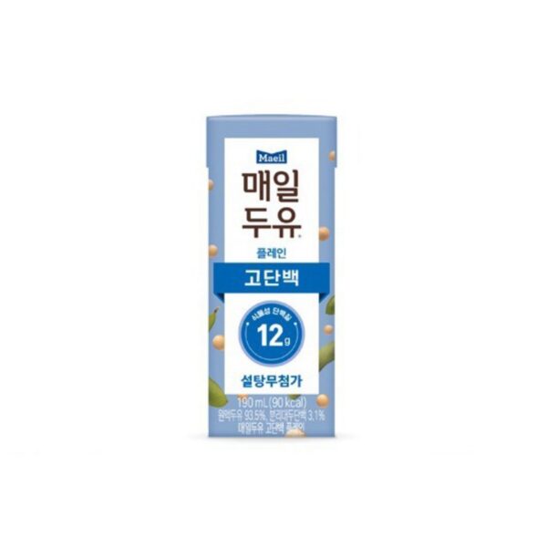 매일두유 고단백 플레인 두유, 190ml, 24개 이미지 2