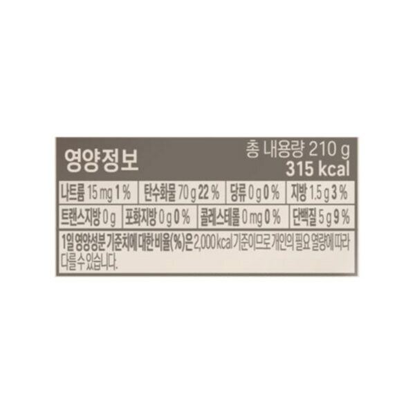 햇반 백미밥, 210g, 36개 이미지 8