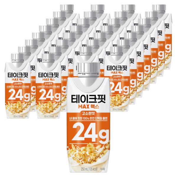 테이크핏 맥스 고소한맛 프로틴, 250ml, 48개 이미지 1