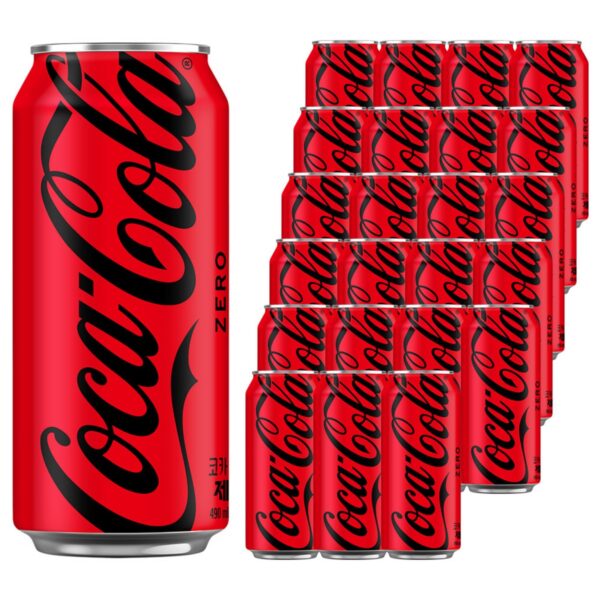 코카콜라 제로, 490ml, 24개 이미지 1