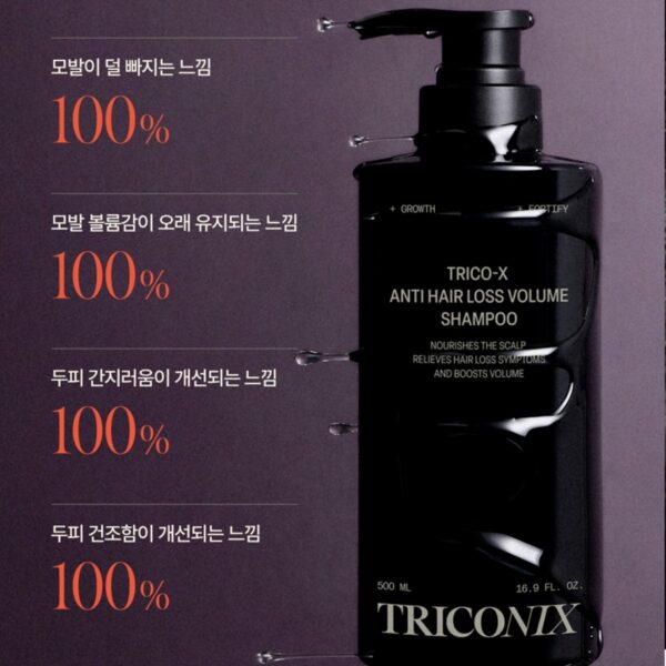 트리코닉스 트리코엑스 탈모완화 볼륨 샴푸, 1개, 500ml 이미지 7