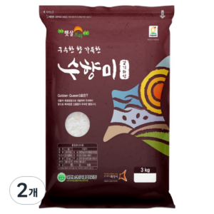 수향미 골든퀸 3호 10kg 코스트코, 3kg, 특등급, 2개 이미지 1