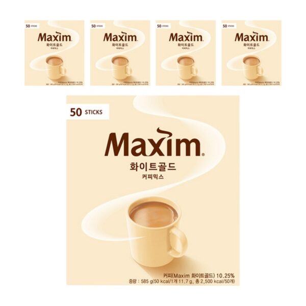 맥심 화이트골드 커피믹스, 11.7g, 50개입, 5개 이미지 1