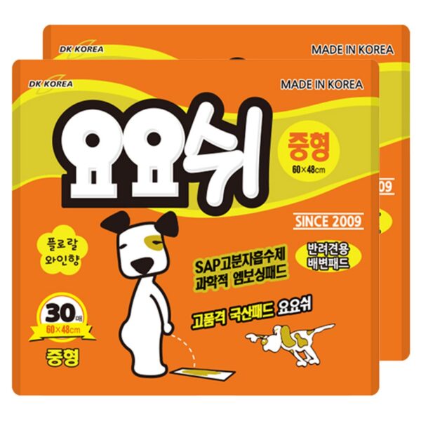 요요쉬 애견 배변패드 플로랄와인향, 중형(60, 48 cm), 30개입, 2개 이미지 1