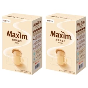 맥심 화이트골드 커피믹스, 11.7g, 100개입, 2개 이미지 1 맥심 화이트골드 커피믹스, 11.7g, 100개입, 2개 이미지 1