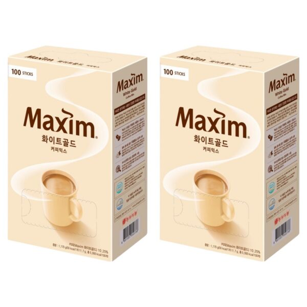 맥심 화이트골드 커피믹스, 11.7g, 100개입, 2개 이미지 1