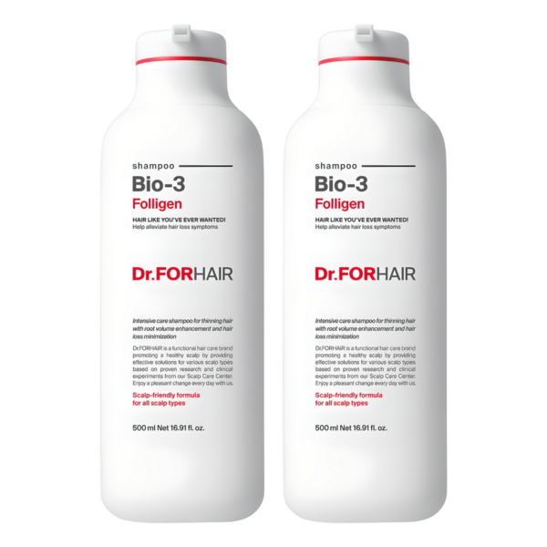 닥터포헤어 폴리젠 바이오3 샴푸, 500ml, 2개