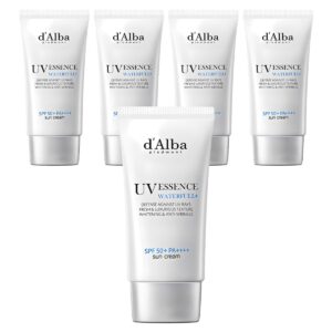 [비건뷰티] 달바 워터풀 에센스 선크림 SPF50+ PA++++, 50ml, 5개