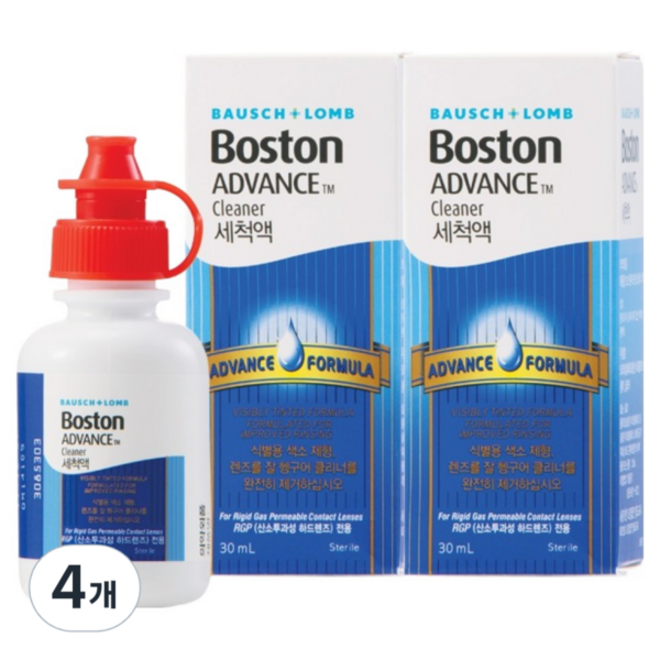 보스톤 어드밴스 렌즈 클리너액, 30ml, 4개 이미지 2