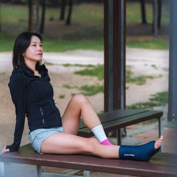 셀버린 크라이오써모 젤 발목밴드, L/, L, 네이비, L /, L, 1개 이미지 2