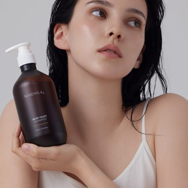 나인밀라 카밍비어 맥주효모 샴푸, 500ml, 1개 이미지 3