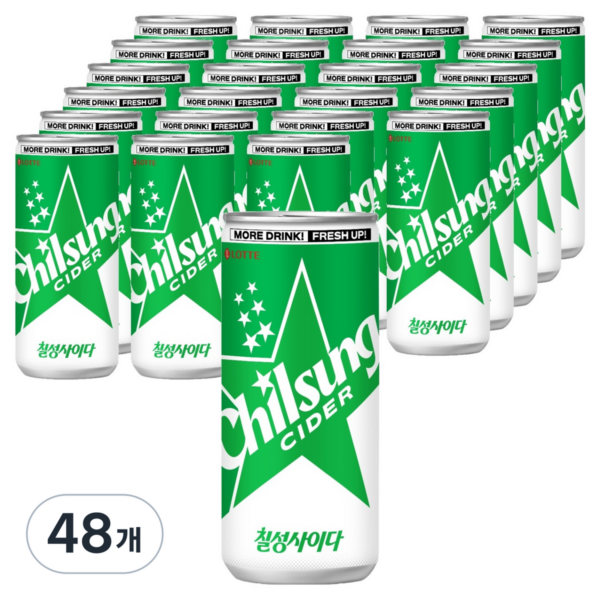 칠성사이다 탄산음료, 310ml, 48개 이미지 1