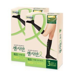 센시안 워크 동국제약 의료기기 압박 반스타킹 블랙 이미지 1
