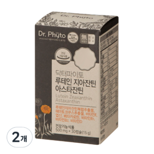 닥터파이토 루테인 지아잔틴 아스타잔틴, 30정, 2개 이미지 1 닥터파이토 루테인 지아잔틴 아스타잔틴, 30정, 2개 이미지 1