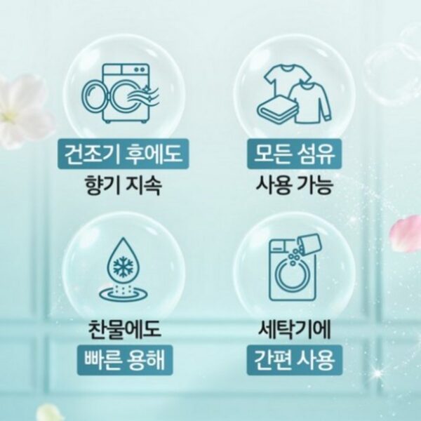 다우니 위드 레노아 향기부스터 화이트티, 205g, 4개 이미지 3