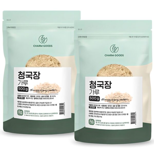 참굿즈 청국장 가루, 500g, 2개 이미지 1