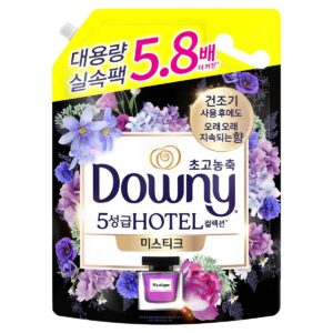 다우니 초고농축 호텔 컬렉션 섬유유연제 미스티크 리필, 4.1L, 1개 이미지 1 다우니 초고농축 호텔 컬렉션 섬유유연제 미스티크 리필, 4.1L, 1개 이미지 1