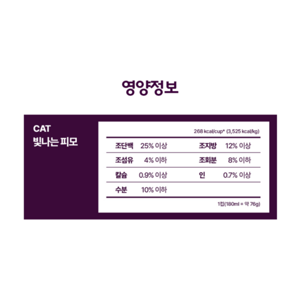 하림펫푸드밥이보약 고양이 기능성 사료, 피부, 피모, 2kg, 1개 이미지 5