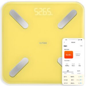 앳플리 T8 스마트 체성분 체중계, T8scale, 버터 옐로우, 1개 이미지 1 앳플리 T8 스마트 체성분 체중계, T8scale, 버터 옐로우, 1개 이미지 1