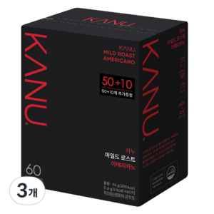 카누 마일드 미니 원두커피믹스, 1.6g, 60개입, 3개 이미지 1