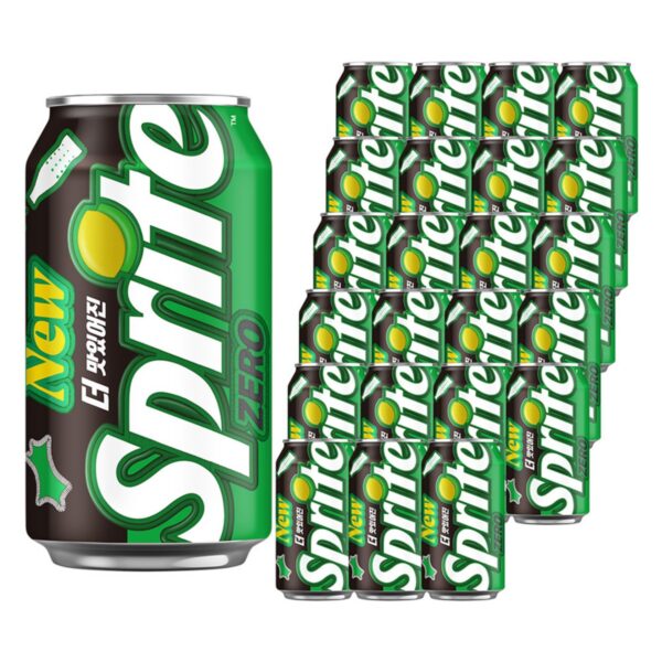 스프라이트 제로 사이다, 350ml, 24개 이미지 1