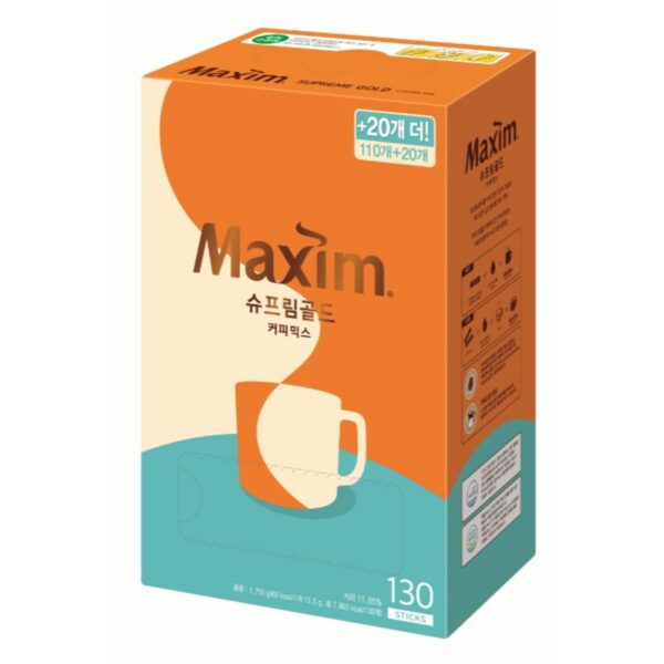 맥심 슈프림 골드 커피믹스, 13.5g, 130개입, 1개 이미지 1