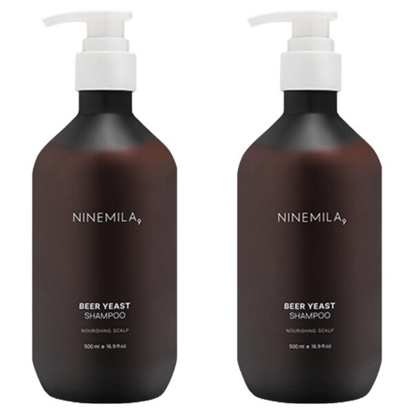 나인밀라 카밍비어 맥주효모 샴푸, 500ml, 2개 이미지 1