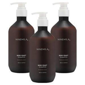 나인밀라 카밍비어 맥주효모 샴푸, 500ml, 3개 이미지 1 나인밀라 카밍비어 맥주효모 샴푸, 500ml, 3개 이미지 1