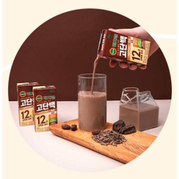 베지밀 고단백 두유 초코, 190ml, 32개 이미지 2