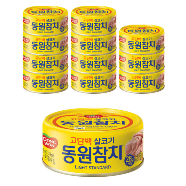 동원참치 라이트 스탠다드, 150g, 12개 이미지 1